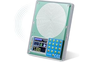 HUUPPHIP Schumann Wave Generator with Dust Cover, 7.83Hz Ultra Low-Frequency Pulse Generator, 0.001Hz-200KHz Frequency Adjustable Schumann Sine Wave Resonance Generator, Multi-Waveform Frequency Healing Device