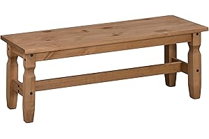 Mercers Furniture Corona Bench - Pine, 4 ft