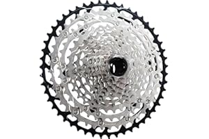 SHIMANO SLX CS-M7100 - Cassetta a 12 velocità, colore: Argento/Nero, Micro Spline