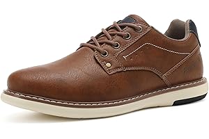 ANALEAF Hombres Oxfords Formal Traje Zapatos con Clásico Moderno Cordones Zapatillas