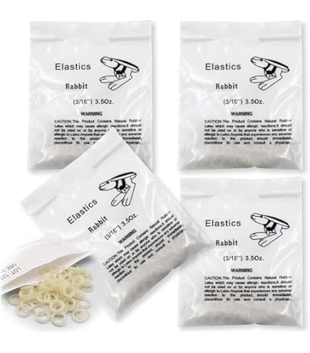 JMU Orthodontic Elastics 1/8 Light, 300 Pack Latex Free - View #3