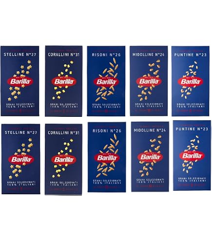 Barilla Farfalline Pasta No. 59 Italian Pasta, 500 g, Pack of 10