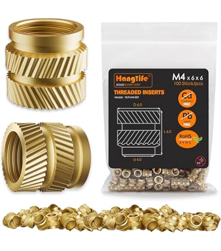 3DZWMAN Verticale hittepersmachine, heat set insert gereedschap, messing inzetstukken 3D-druk, heat set insert punt voor schroefdraad kartelmoer M2/M3/M4/M5/M6 (1/4)/M8 (ZW-12