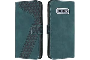 OKZone Cover per Samsung Galaxy S10E, Custodia in Pelle Samsung S10E, Antiurto Cover a Libro Galaxy S10E Magnetica Portafoglio Folio PU Pelle Flip Protettiva Caso con Wallet Case Cover (Verde)