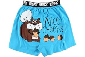 Lazy One Funny Animal Boxers, Novelty Boxer Shorts, Humorous Underwear, Gag Gifts for Men, Funny Bear Boxers