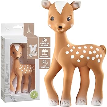 Sophie la Girafe - Fanfan le Faon - Jouet d'Eveil Bébé / coffret cadeau - Jouet 100% caoutchouc naturel - Idéal pour Relaxer les Gensives - dès la naissance : Amazon.fr: Bébé et Puériculture