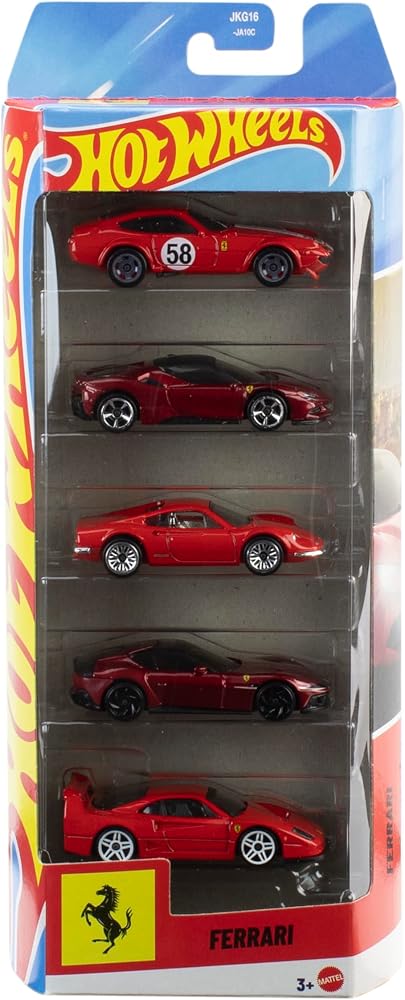 Hot Wheels® 5'li Ferrari Araba Seti