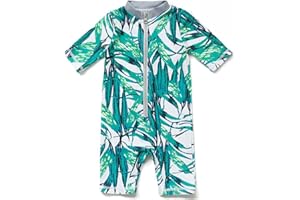 BONVERANO Traje baño bebé protección Solar UPF 50+ Cierre Cremallera