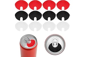 Abeillo Pack of 12 Drinks Can Lids, Drink Cans Closure, Can Stopper, Dustproof Drinks Lid, Tops Cover, Cans for Beer, Soda, Cola, Pop Volcans, Beer Cans, Food Cover