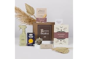 ‎OH SHANTI Oh Shanti Rauhnächte Ritual Box | Begleitung durch die 12 magischen Rauhnächte 2025 | Klarheit, Achtsamkeit & Inspiration | Inkl. Palo Santo, Ritualkerze, Kartemset UVM.