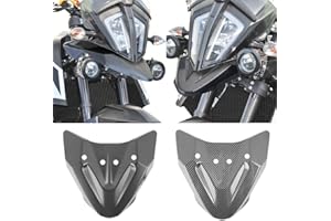 FAYEDENICY Motorcycle Headlight Front Wheel Fender Beak Extension Nose Cone Guard Extender Cover Cowl Mount Holder Fairing for 390 Adv (2019-2023) 790 Adventure (2019-2021) Accessories (Black)