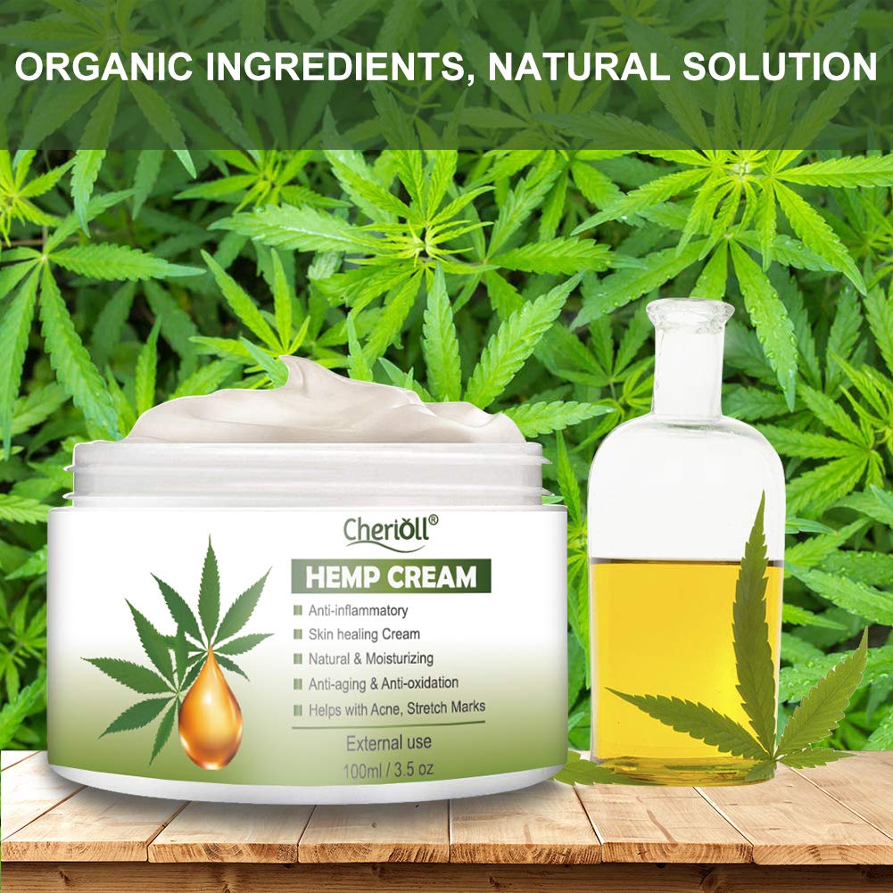 Hemp Cream, Hemp Healing Cream, Natural Hemp Extract, Reduces Signs of