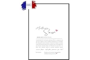 myDreamwork Meilleure sœur | Poster de définition | Cadeau de sœur | Cadeau pour sœur | Anniversaire | Cadeau d'anniversaire pour grande sœur | DIN A4 sans cadre