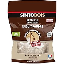 Aguaplast Woodfiller 1 Kg Mastic Fibré Prêt à L'emploi Pour Remplir Les Trous Et Les Fissures Sur Bois Dans Une Main Unique Sans Retrait. Couleur Noyer Foncé