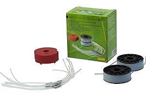 FLORABEST Hilos y bobinas Juego Flora Best frt-401 500/8 cortabordes Flora Best Lidl 2 x Bobina + 10 x hilos + 1 x Soporte