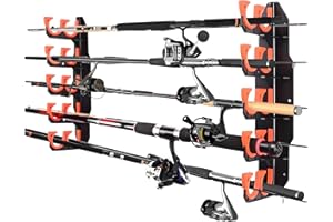 Baoqifong Porte-Cannes à Pêche pour Garage - Porte-,Gain de Place à Libération Rapide Organisation Horizontale pour Kayak Paddle Ponton