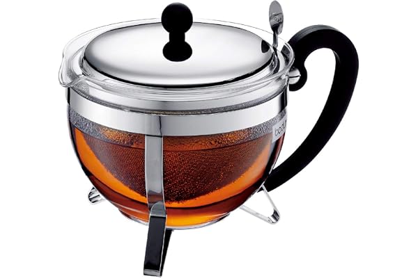 Bodum - 1922-16-6 - Chambord - Théière à Tamis - 1 L - Inox, Silver