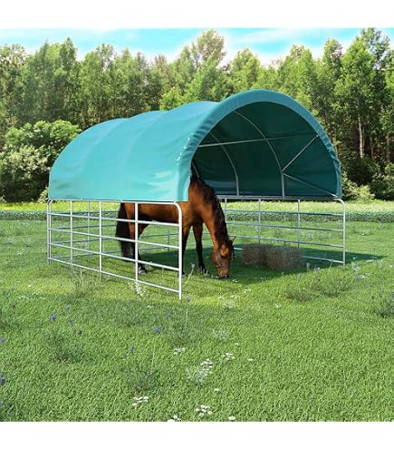 zelt für pferde Gecheer Weidezelt PVC 370 g m² wasserfest Schafe und Kühe Garten Active End:USB-C Buy cheap METAL GEAR import_stift