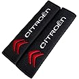 Racing Style Seat Belt Pads for C1 C3 C4 Cactus C-Zero Berlingo Multispace Picasso Spacetourer