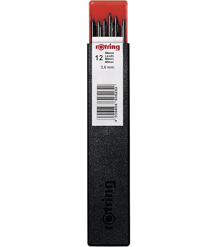 FABER-CASTELL Boite de 10 mines TK 9071, noir foncé, dureté: 2H x 5