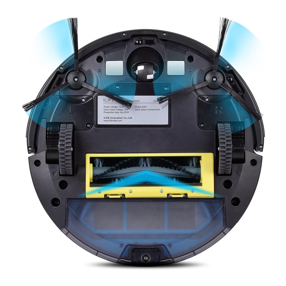 ILIFE A4s Robotic Vacuum Cleaner with Powerful Suction, Remote Control