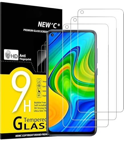 NEW'C Panzerglas Für Xiaomi Redmi 7 & Y3 – 2 Stück, 9H Härte, Kratzfest