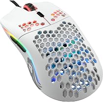 GLORIOUS Model O- Wired Gaming Mouse Matt White | Super Light 58g