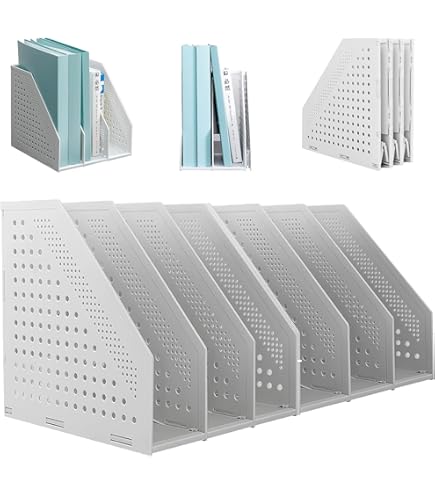 ANSSDO 12 Pack Cardboard Magazine Holder Premium Magazine File Holder Pink Magazine Organizer, Magazine Storage Box, Large Volume Magazine File Organizer As Book Bins Or Folder Holder For Desk (Pink