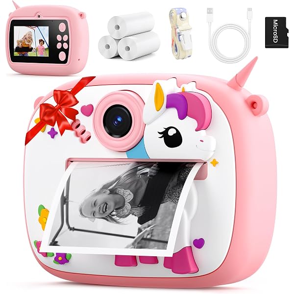 Aenllosi Custodia Rigida Per Fotocamera Bambini Stampa Immediata – Proteggi La Macchina Fotografica Con Stile, Viola
