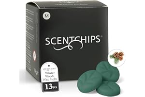 ‎SCENTCHIPS Scentchips® Patchouli & Oudh Wax Melts – Reiches Patchouli mit warmem Oudh & holzigen Noten – Premium Lang anhaltende Duftwachse für Duftbrenner – Hausparfüm Duftchips – M Größe 13 Stück