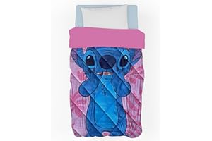 MARVEL SPIDER-MAN Original Spider-Man Disney Barbie Trapunta Piumone per Letto Singolo 170x260 Moda Egidio (Stitch)