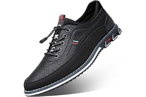 MOUDN Herren Mokassins Business Freizeitschuhe Oxford leichtes Leder formelle Halbschuhe für Männer formelle Anlässe