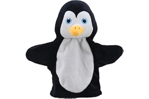 The Puppet Company - My First Christmas Puppet - Penguin Hand Puppet Suitable From Birth - PC003827, Black