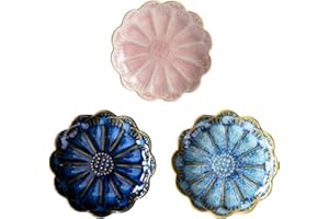 FENGQQKJ Tace biżuteria, ceramika, kwiaty, dekoracyjna taca porcelanowa, talerzyki biżuteria, zestaw półek na pierścionki, kolczyki, naszyjniki, szminki, różowe, białe