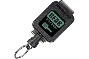 Lucky Line Medium Force Gear Keeper, Industriestärke, Schlüsselaufroller mit 91,4 cm Kevlarschnur, zum Anklippen, 1 Stück pro Packung (47201), Schwarz, mittlere Kraft – hält 7–14 Schlüssel oder 170 g