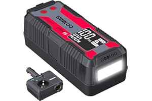 GOOLOO GTX280 Estación de energía portátil para Exteriores, 280Wh 77000mAh Cargador portátil de con Salida de CA Desmontable de 230 V/120 W, Entrada/Salida PD100 W, con función de Arranque del Coche