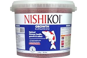 Nishikoi Growth Complete Food for Koi and Pond Fish - Small Pellets - 2.5kg
