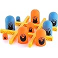 Chanak 3D Gobble Game Engaging Strategy Gobblet Gobbler Board Game, Learning Toy for Kids & Families, Tic Tac Toe Brain Game for Boys Girls, Above 3+ Age, BIS Approved.