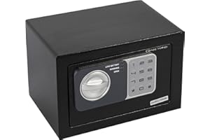 Genie Hand | Coffre-Fort Électronique avec Code et Clè pour la Maison, B-Class Serrure et Anti-Bounce System