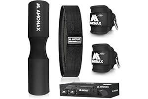 ‎AMONAX Amonax langhantel Polster, extra dicke nackenpolster langhantel- Barbell Pad Nackenschutz für hip thrust und squat, und andere Übungen, Fitness, Krafttraining