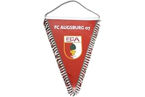 DO YOU FOOTBALL 2 FC Augsburg Wimpel Rot FCA m Autosauger Fussball Bundesliga Fan Artikel