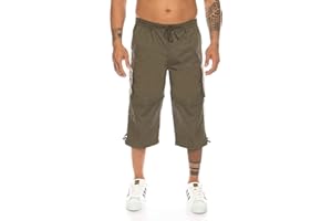 KENDINDZA COLLECTION Kendindza męskie bermudy, odpinane nogawki, z odpinanymi nogawkami, 3/4 w krótkich spodniach