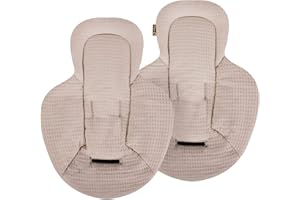 UKJE Insert de Balancelle pour Bébé Compatible avec 4moms mamaRoo - Doublure d'Insertion pour Nourrisson - Tissu d'Accessoire de Balancelle - Housse de Rocker pour Nouveau-né - Taupe