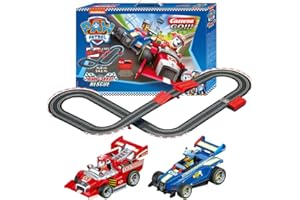 Carrera - 20063514 - Carrera GO!!! Paw Patrol - Ready Race Rescue Rennbahn-Set I Rennbahnen und lizensierte Slotcars | bis zu 2 Spieler | Für Jungs und Mädchen ab 6 Jahren & Erwachsene