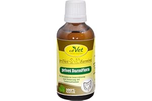 cdVet Naturprodukte privet DarmFlora 50 ml - Schwein, Geflügel, Kaninchen - Nahrungsergänzung - Verdauungsprobleme + gestörte Darmflora - Darmunterstützung - Förderung - Anregung des Immunsystems -