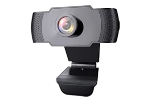 wansview Webcam PC Full HD 1080P con Micrófono, Webcam Portátil para PC, Webcam USB 2.0, Streaming Cámara Reducción de Ruido para Videollamadas, Grabación, Conferencias con Clip Giratorio