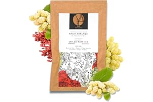 OYA DRINK CREATIONS OYA - Préparation pour Rhum Arrangé de Dégustation FLY FAR - Baie de Goji Raisin Mûre blanche (pour 70cl de rhum)