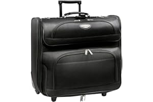 Travel Select Amsterdam Business Sac à vêtements à roulettes, Noir, Taille Unique, Bagage Extensible à roulettes Amsterdam