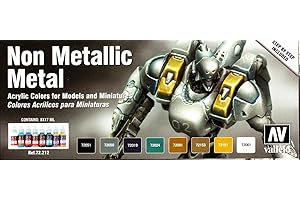 Vallejo Game Color: Set: Non Metallic Metal Set (8)