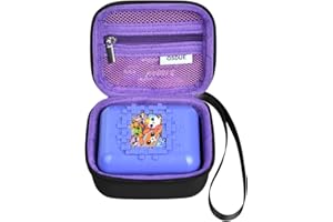 OSDUE Śliczne etui ochronne na cyfrowego zwierzaka Bitzee, torba do przenoszenia interaktywnej zabawki, dla dzieci, wodoodporne, odporne na wstrząsy, przenośne, mini, A, fioletowe